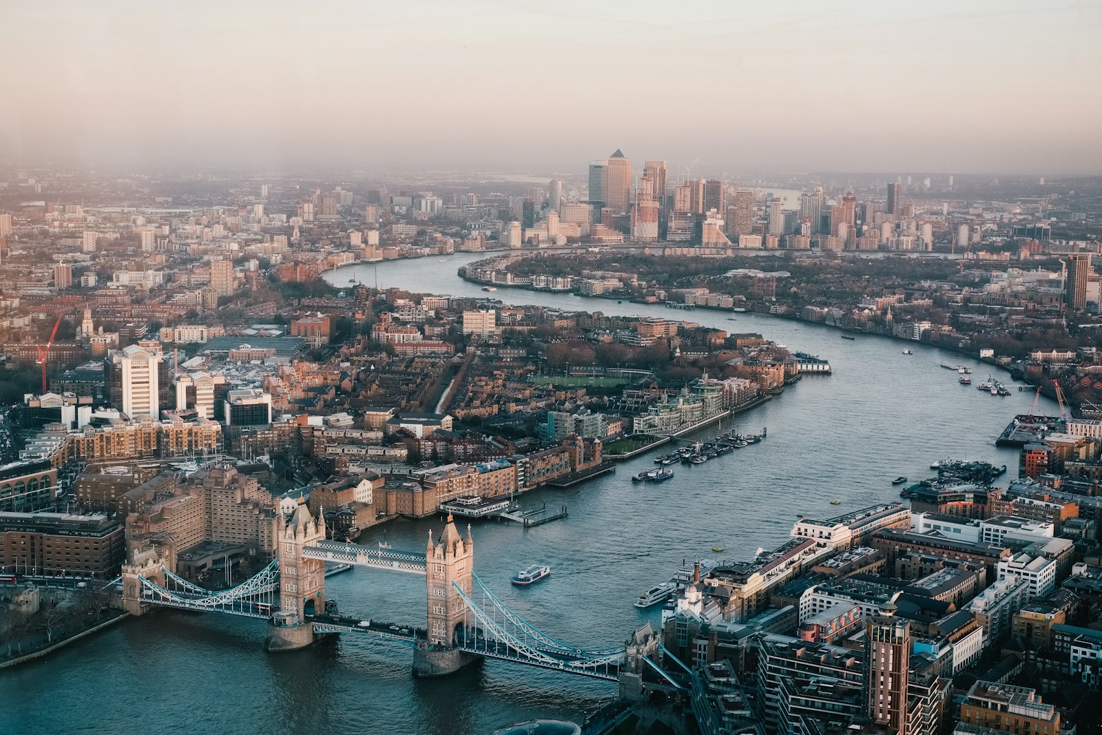 London Tower Bridge and the Thames